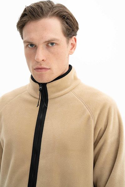 Arma Ανδρικό μπεζ κομψό φούτερ Fleece Regular Fit K 26324674601