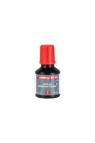 Edding Kırmızı Tahta Kalem Mürekkebi 30ml E-bt30