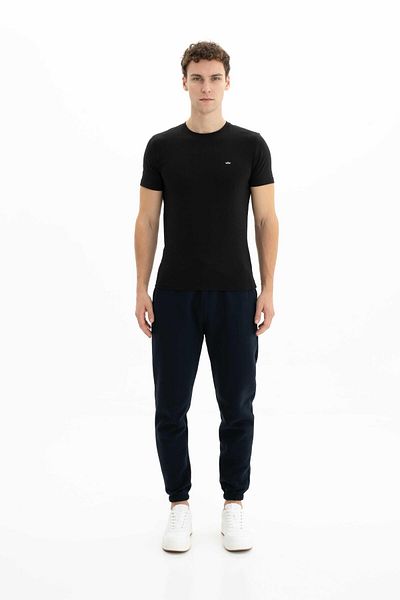 Arma Ανδρικό Navy Blue Relax Fit Elastic Skinny Sweatpants K 26174680101