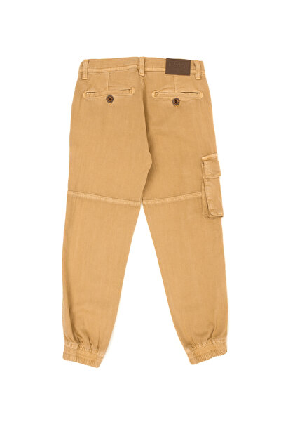 U.S. Polo Assn. Момчешки платнени панталони от камила 50264312-VR015