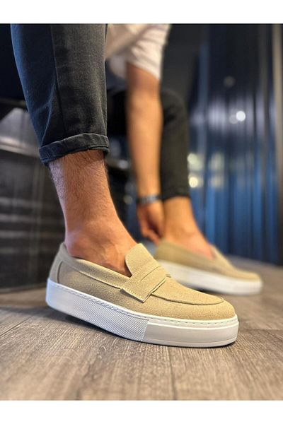 Angoravi Casual Classic Shoes Mink Suede
