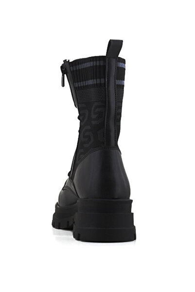 LUGMO Carrano Streç Postal Bot Siyah