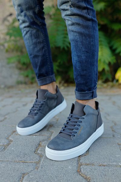 melonika Ανδρικά παπούτσια CH004 CBT Hide - Anthracite