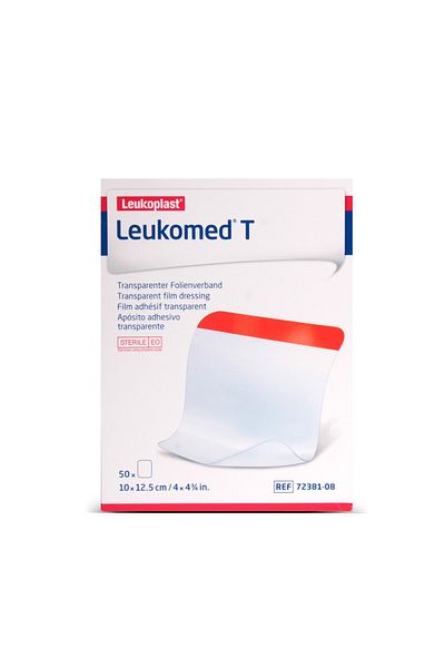 BSN غطاء جرح فيلم شفاف من Leukomed T مقاس 10 سم × 12.5 سم 50 قطعة