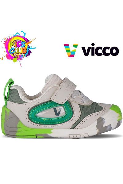 Vicco حذاء رياضي للأطفال من Uni Orthopedic First Step باللون البيج