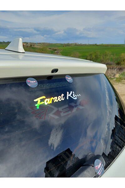 HARGE Hg Farzet Kiyeni Super Hologram Auto Sticker