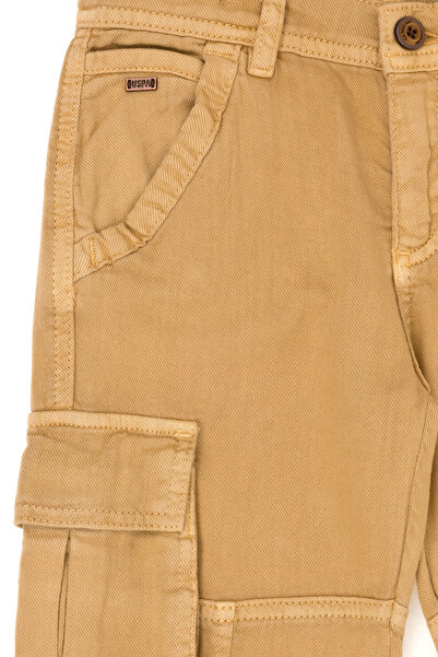 U.S. Polo Assn. Момчешки платнени панталони от камила 50264312-VR015