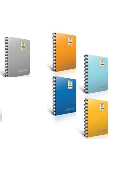 Chroma Gıpta Chromo Plastic Cover Spiral Notebook A-4 120 Sheets Ruled