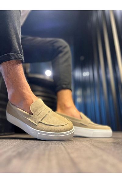 Angoravi Casual Classic Shoes Mink Suede