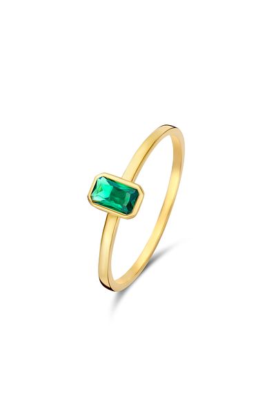 Isabel Bernard Baguette 14 Karat Ring, Stapelring 60