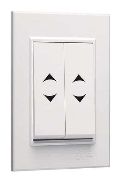 MAKEL إطار غطاء وحدة Karea Double Vavien باللون الأبيض