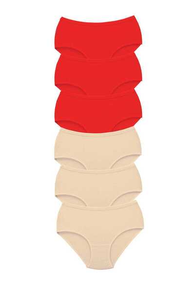 OEM 6 Pieces Tutku Women's High Waist Bato Thick Rubber Panties S5