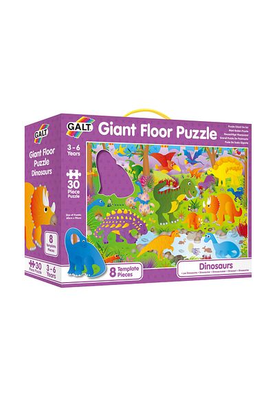 Galt Giant Floor Puzzle - Dinosaurs 30 Parça