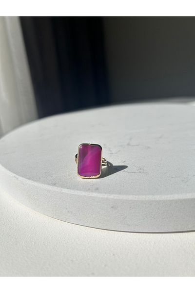 Doğaltaş Agate Ring