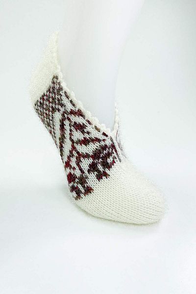 Ethab Ticaret Winter Stylish Women's Knitted Wool Booties - D3