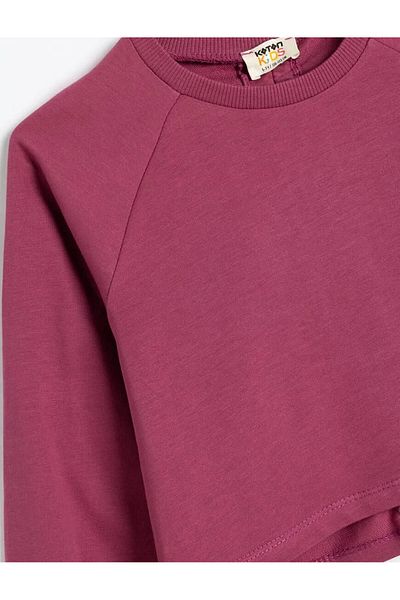 Koton Pink Women's Sweatshirt - 5wkg10196ak