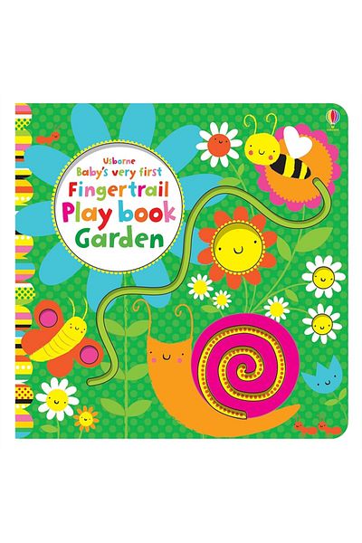 Usborne Very First Fingertrails Playbook Garden for Baby - Special Featured Series