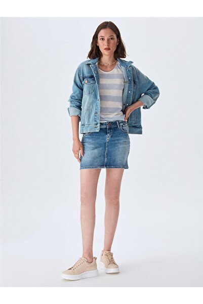 Ltb Fustă adrea mini Jean