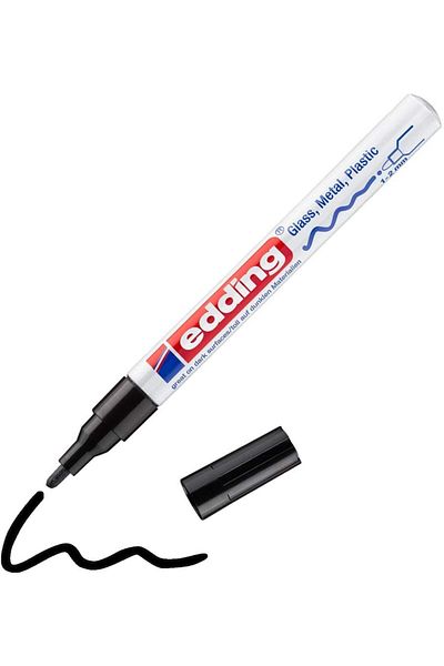 Edding 751 Bright Paint Pen 1-2mm Round Tip Black
