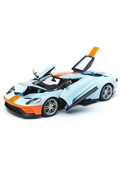 Maisto 1/18 2019 Ford Gt Model Car - Light Blue