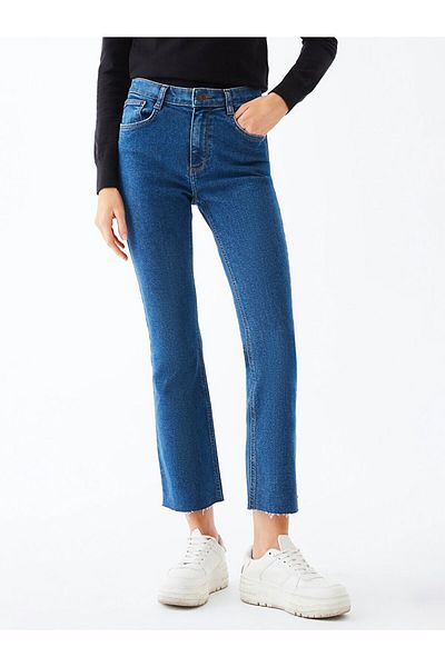 Ltb Lynda X Ψηλόμεση Φαρδύ πόδι - Cropped Flare Jean