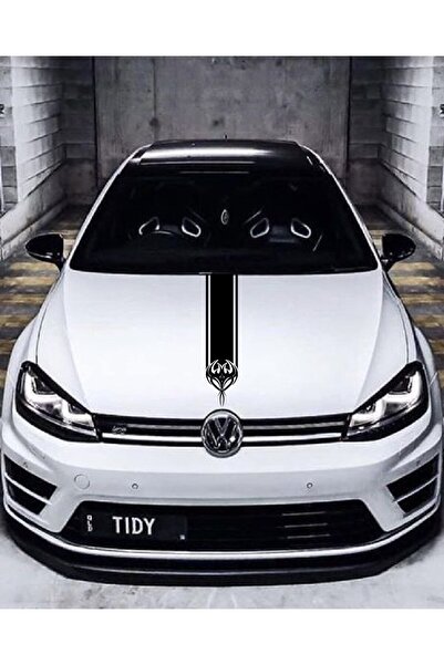 smetm شريط غطاء محرك السيارة ملصق جديد مخصص بتصميم هيكل السمكة باللون الأسود ...