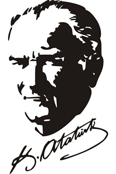 pınaxar Kemal Atatürk And His Signature Design Auto Rear Window Custom New St...