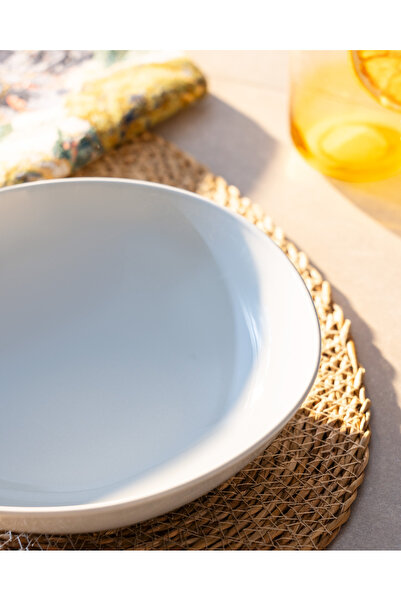 Madame Coco Souci Blue Dinner Plate - 22 Cm