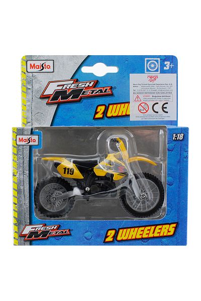 Maisto Suzuki Rm250 Motorcycle 1/18