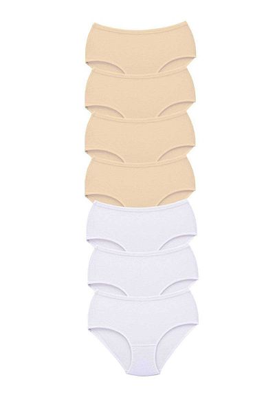 Ethab Ticaret High Waist 7 Pieces Tutku Women's Bato Panties - Thick Rubber S9