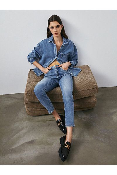 Ltb Παντελόνι Dores Skinny Leg Slim Mom Jean