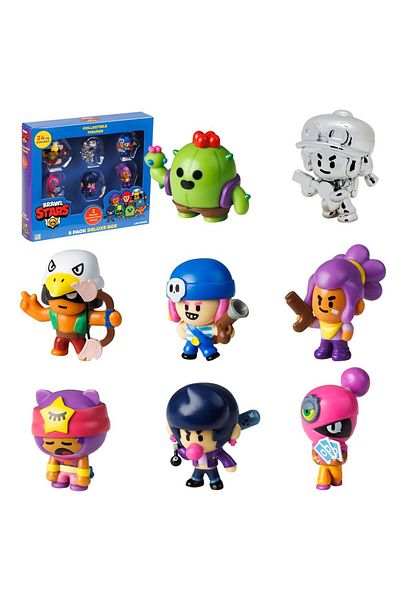 BRAWL STARS Deluxe Figure Set of 8 - Pmi Model 1