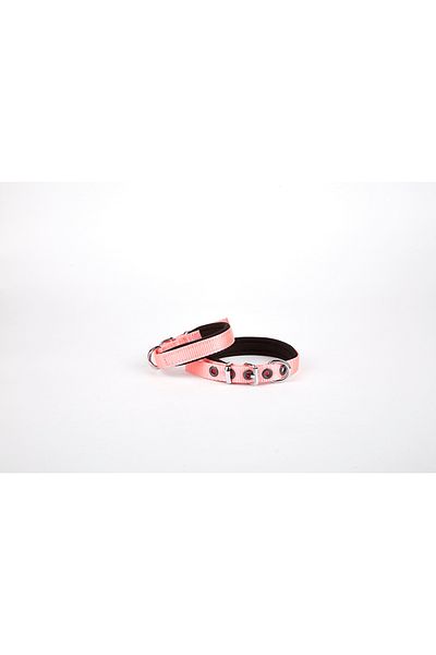 CEKAVE Soft Dog Collar 1.5 cm X 30 cm Pink