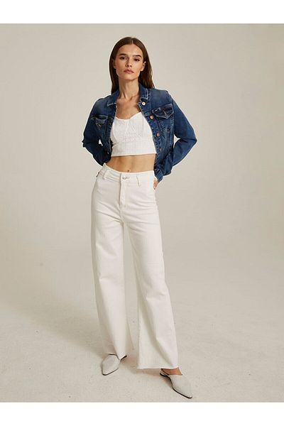 Ltb Παντελόνι Jean Danelle Wide Leg Relaxed Leg