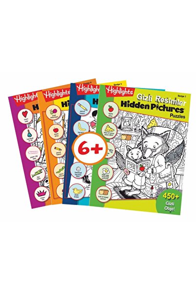 Highlights Hidden Pictures Gizli Resimler 4'lü Set