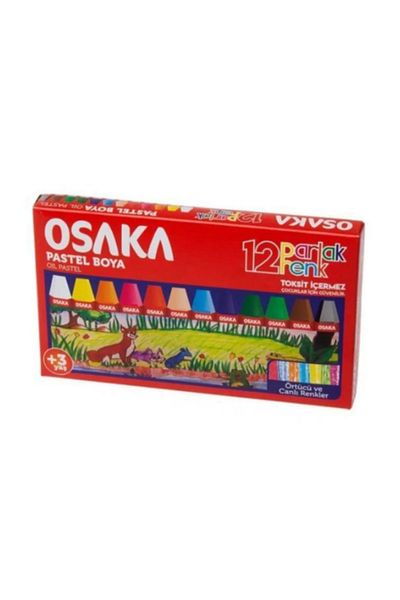 Osaka 12 Color Crayons 12 Liters