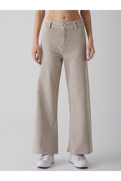Ltb Danelle High Rise Cropped Wide Pants