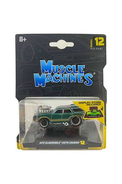 Maisto 1970 Oldsmobile Vista Cruiser Model Car 1/64 Muscle Mach