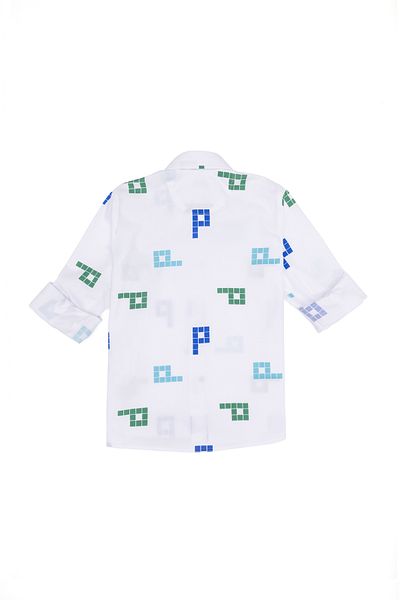 U.S. Polo Assn. Λευκό μακρυμάνικο πουκάμισο για αγόρι 50264503 -VR013