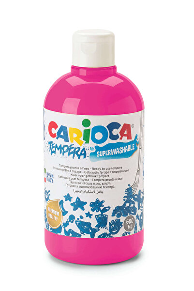 carioca Tempera Boya (SÜPER YIKANABİLİR) 500ml - Neon Pembe