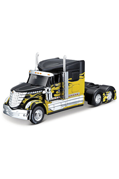 Maisto Custom Rings 1:64 Toy Truck Yellow 14cm