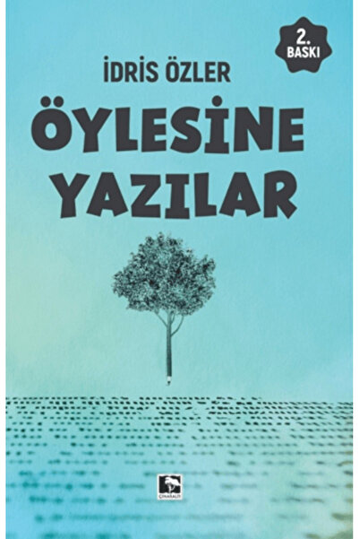 Çınaraltı Yayınları Öylesine Yazılar İdris Özler Kitabı 128 Sayfa Çınaraltı Y...