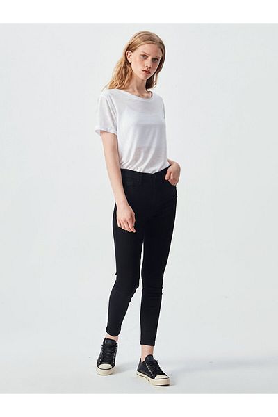 Ltb Pantaloni skinny Tanya X cu talie înaltă