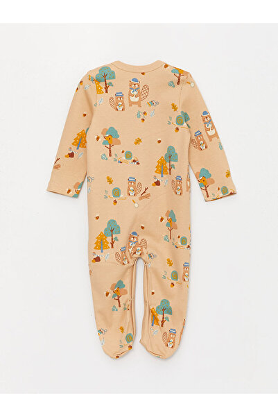 LC Waikiki V Yaka Uzun Kollu Erkek Bebek Tulum 2'li (0-12 Ay Patikli, 12 Ay+ Patiksiz)