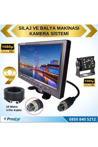 Navistar Traktör Balya Silaj Makinası Kamera Sistemi Ahd 1080p Full Hd Tak Kullan Pratik