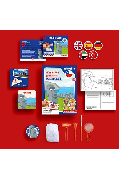 Arkerobox Moai Educational Excavation Set