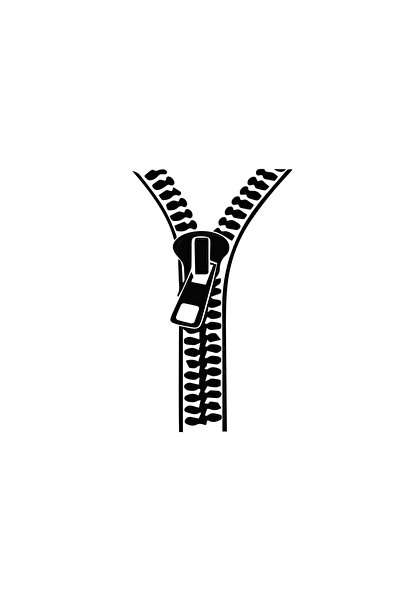 Tivoa ملصق سيارة سحاب اوتوماتيك جديد مقاس 12*20 سم