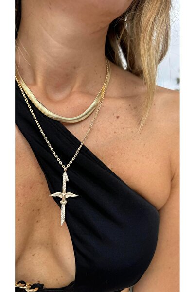 popcouturetr قلادة إليف والإيطالية