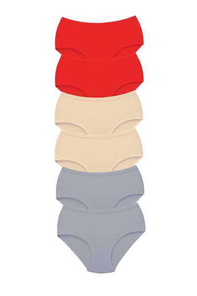 OEM 6 Pieces Tutku Women's High Waist Bato Thick Rubber Panties S17