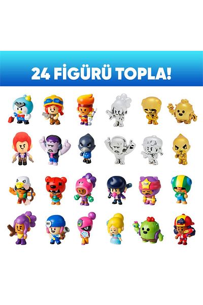 BRAWL STARS Deluxe Figure Set of 8 - Pmi Model 1